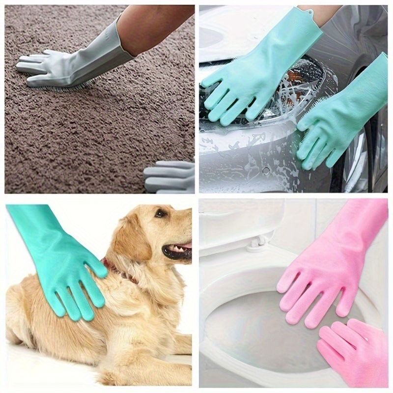 Luvas de Silicone Multifuncion - Rubber Glove Cleaning avaliação e preço