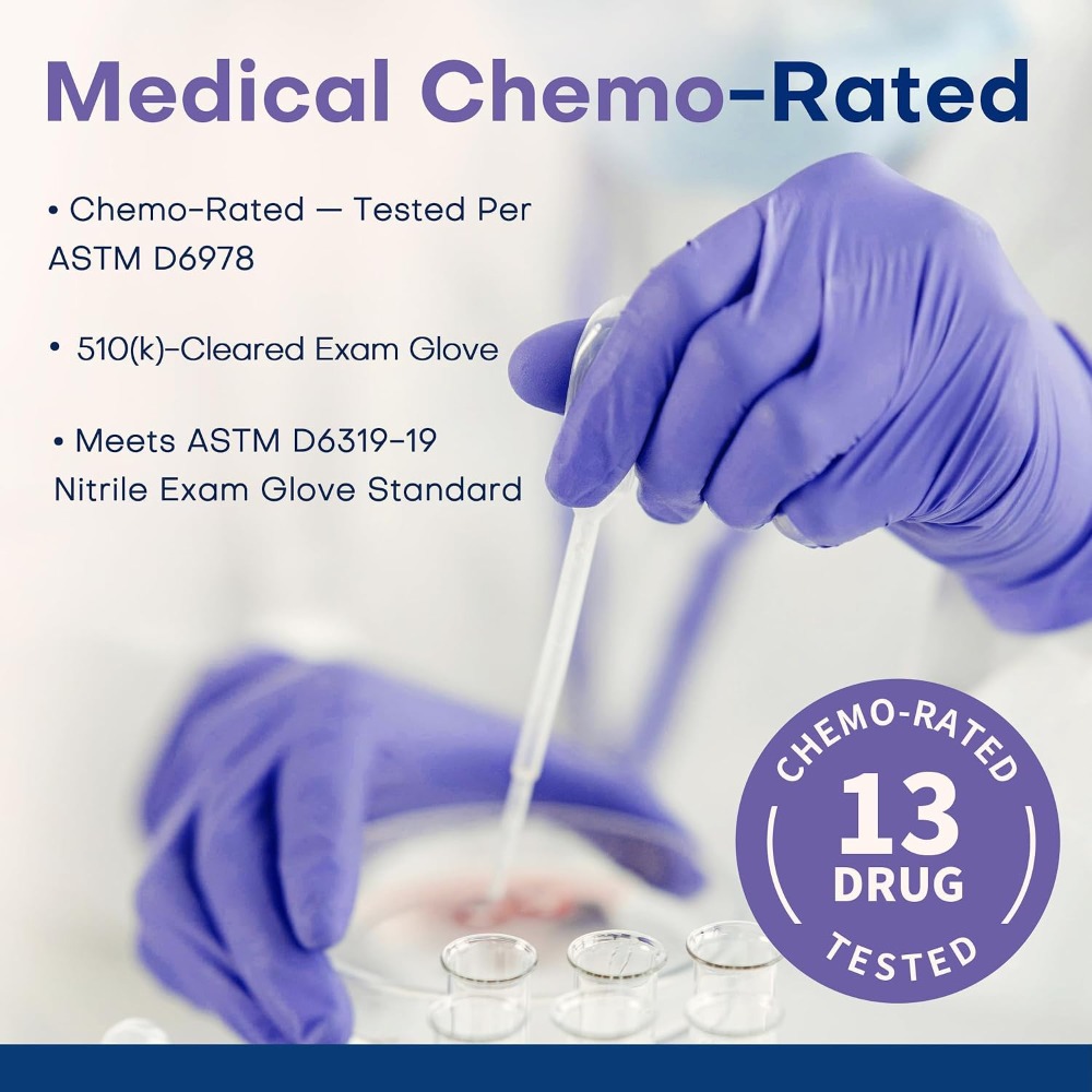 Luvas Descartáveis de Nitrilo, - Exam Glove Nitrile avaliação e preço