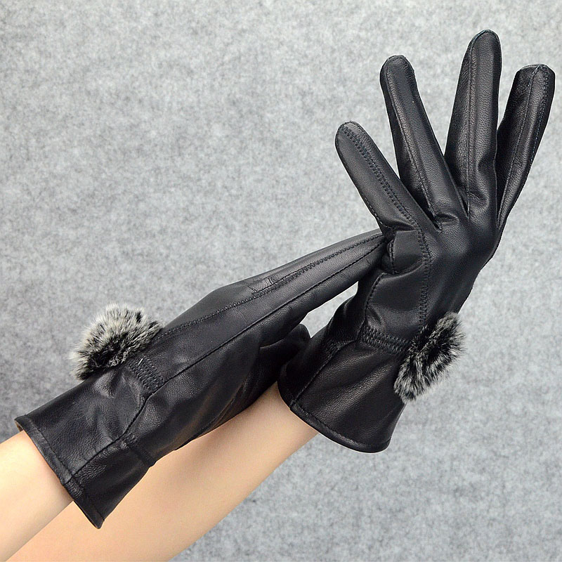 Luva feminina de couro legítim - Wool Glove Lined avaliação e preço
