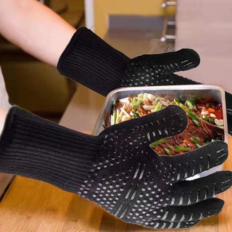 Luvas protetoras resistentes a - Oven Mitt Silicone avaliação e preço