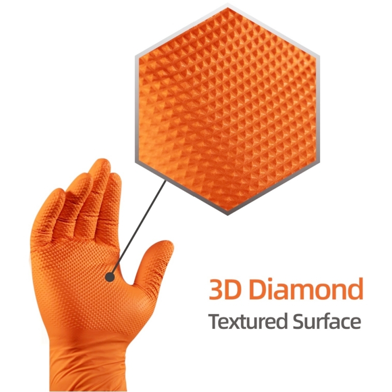Luvas de Nitrilo Laranja Desca - Nitrile Mechanic Glove avaliação e preço