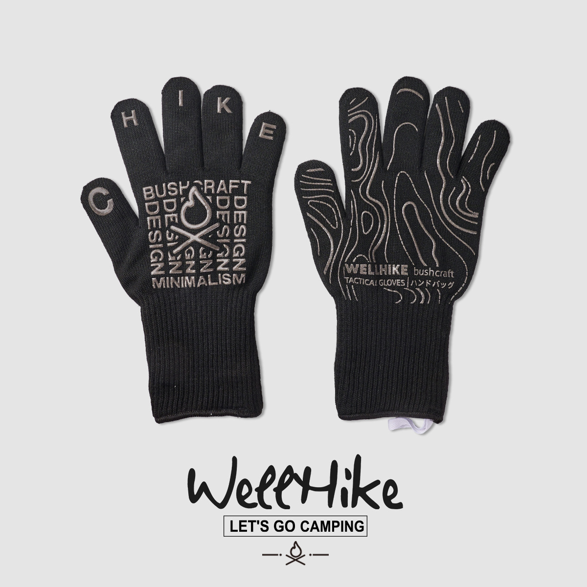 Luvas de acampamento resistent - Oven Mitt Silicone avaliação e preço