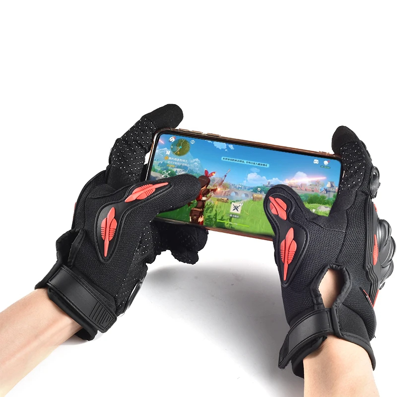Novos homens bicicleta luvas d - Motorcycle Glove Knuckle avaliação e preço