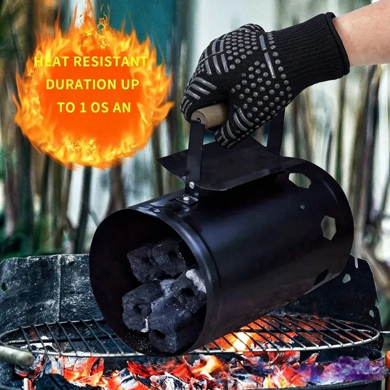 1 unidade/1 par de luvas para  - Oven Mitt Silicone avaliação e preço