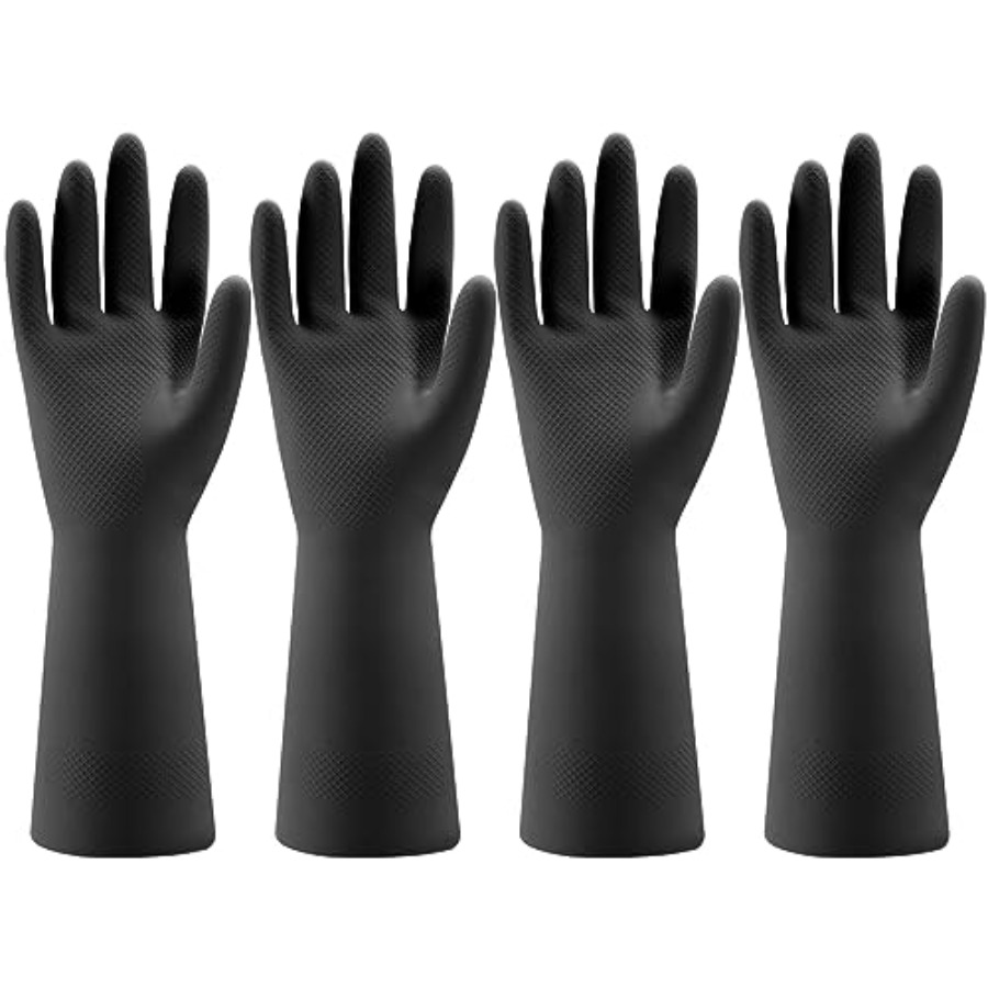 4 Pares de Luvas de Borracha p - Dish Glove Rubber avaliação e preço