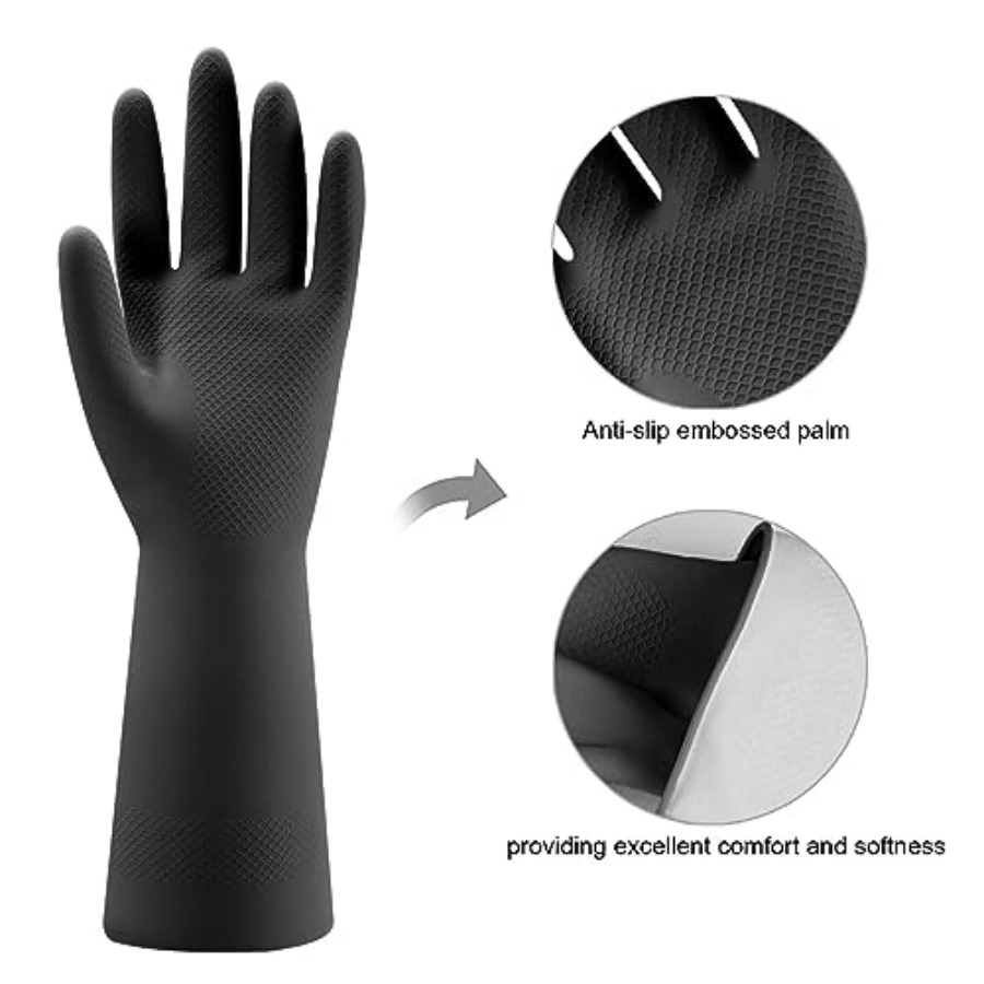 4 Pares de Luvas de Borracha p - Dish Glove Rubber avaliação e preço