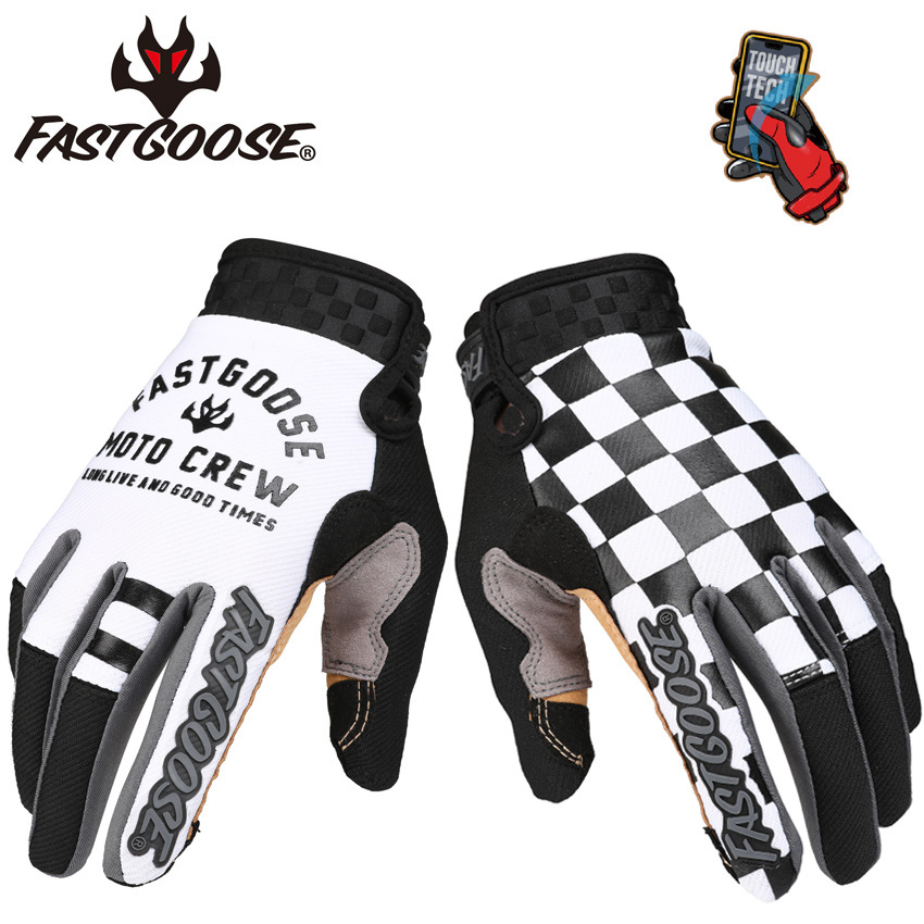 Fastgoose motocross mx luvas e - Cycling Glove Padded avaliação e preço