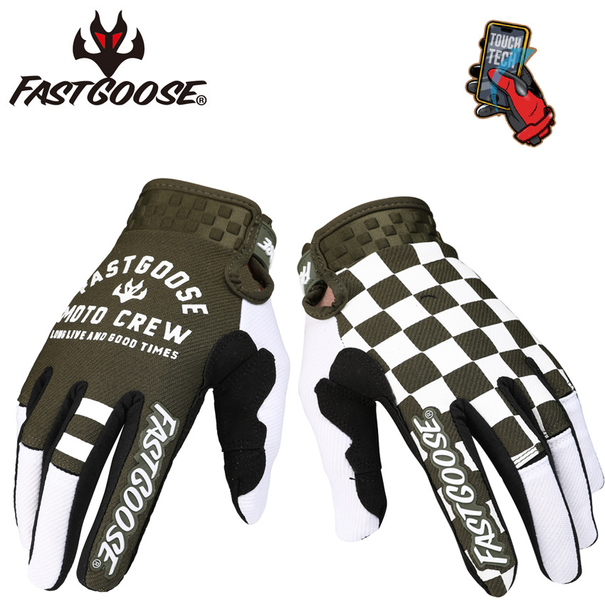 Fastgoose motocross mx luvas e - Cycling Glove Padded avaliação e preço