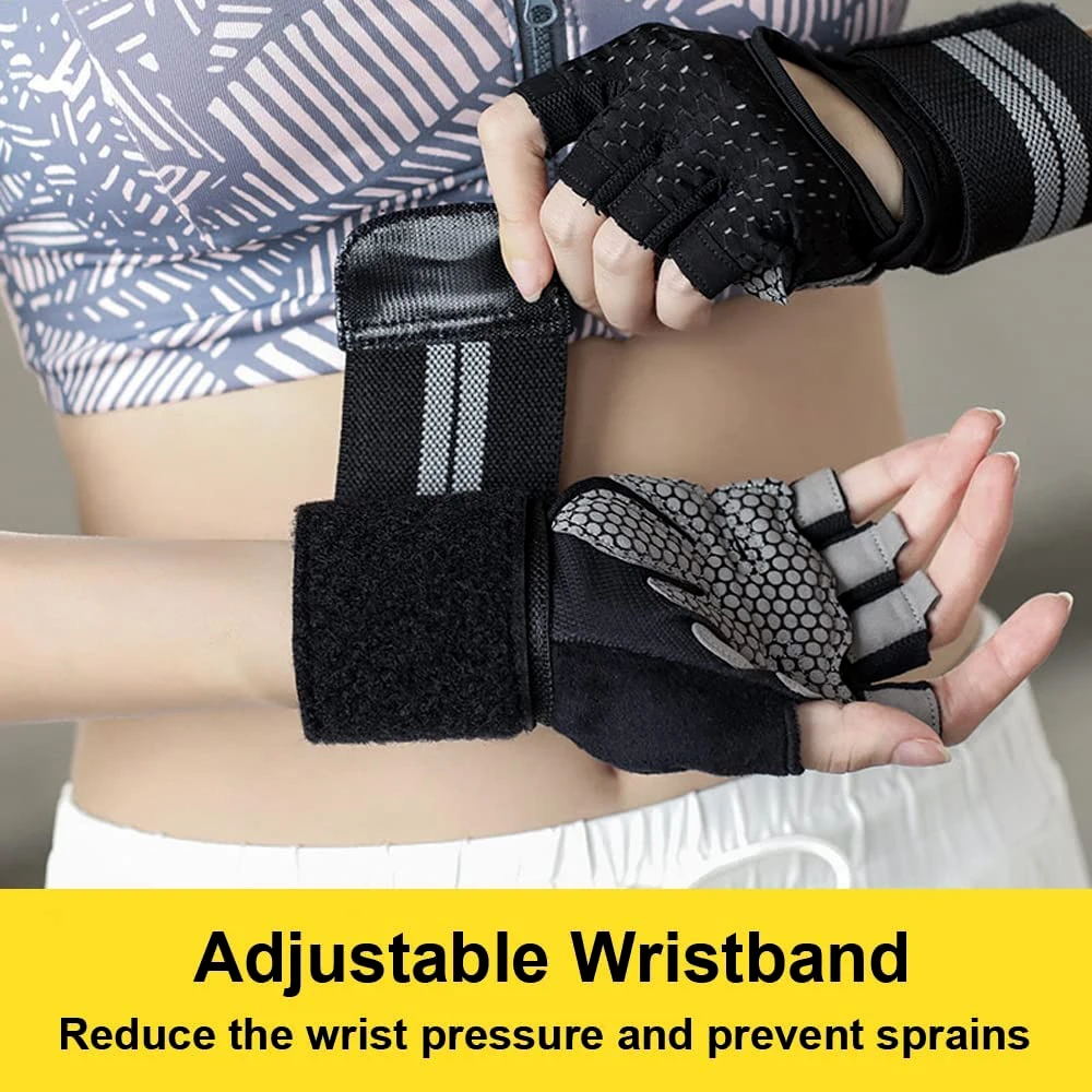 Luvas de ginástica meio dedo c - Workout Glove Gym avaliação e preço