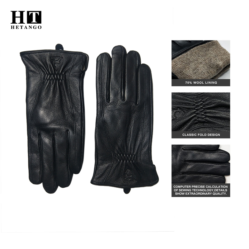    Luvas de couro de pele de  - Wool Glove Lined avaliação e preço