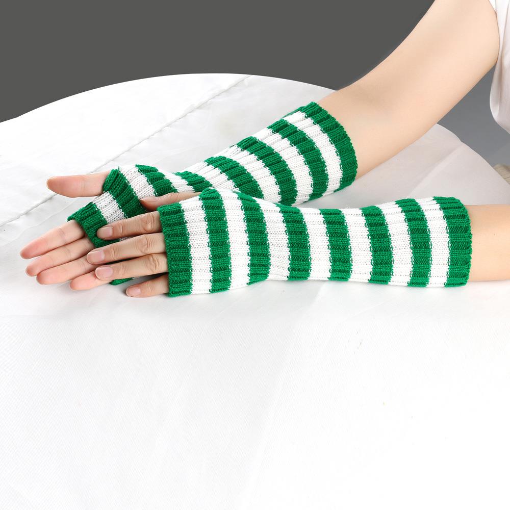 Inverno quente mangas comprida - Fingerless Glove Knit avaliação e preço