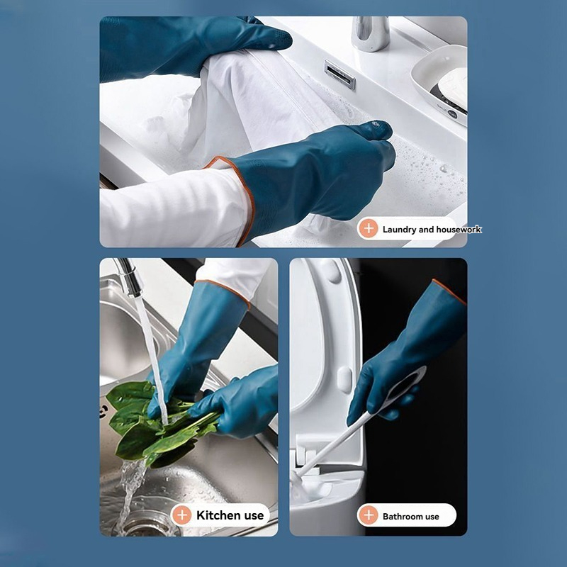 2/4 pares luvas impermeáveis c - Rubber Glove Cleaning avaliação e preço