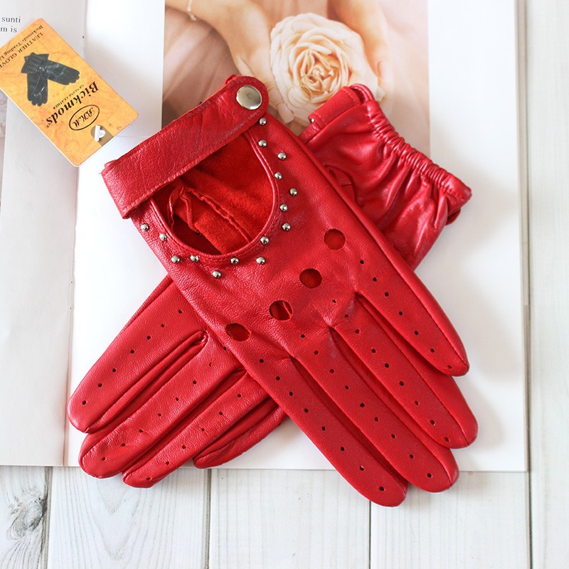 Verão dirigindo todos os dedos - Leather Driving Glove avaliação e preço