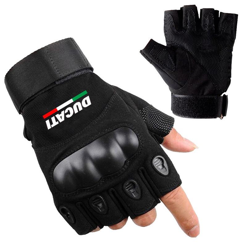 Luvas táticas de meio dedo com - Motorcycle Glove Knuckle avaliação e preço